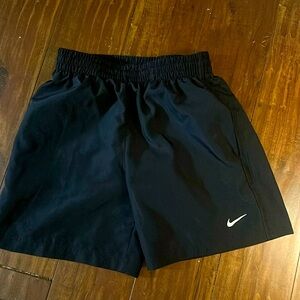 Nike Boys Black Dri Fit Training Shorts Small NWOT